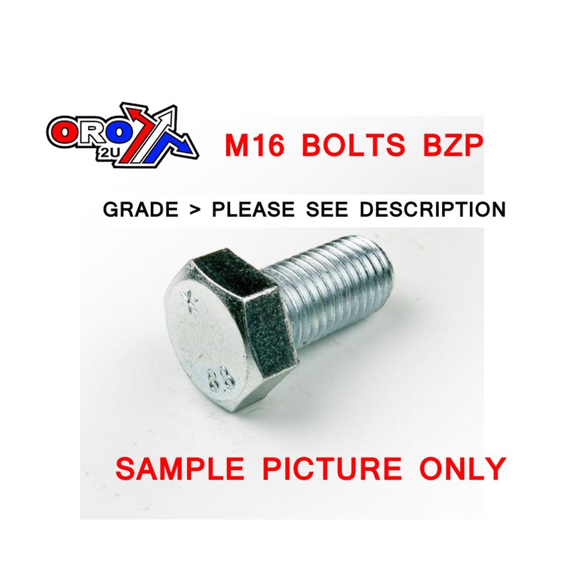 M16X35 HEX BOLT EACH