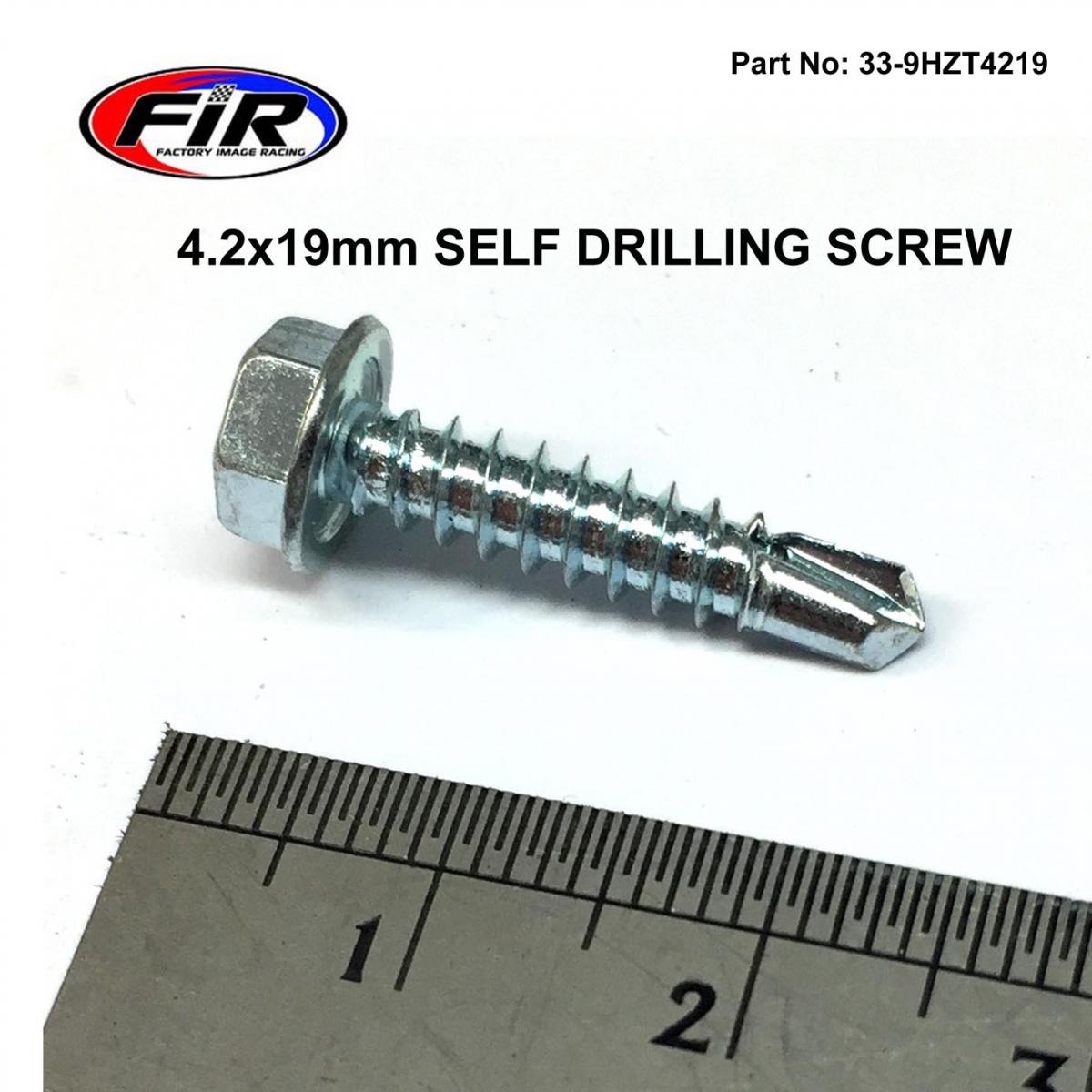 4.2x19mm SELF DRILLING SCREW, TEK TEC / EACH, Drilling Capacity 1.2mm - 3.5m