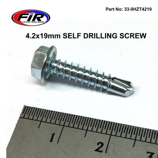 4.2x19mm SELF DRILLING SCREW, TEK TEC / EACH, Drilling Capacity 1.2mm - 3.5m