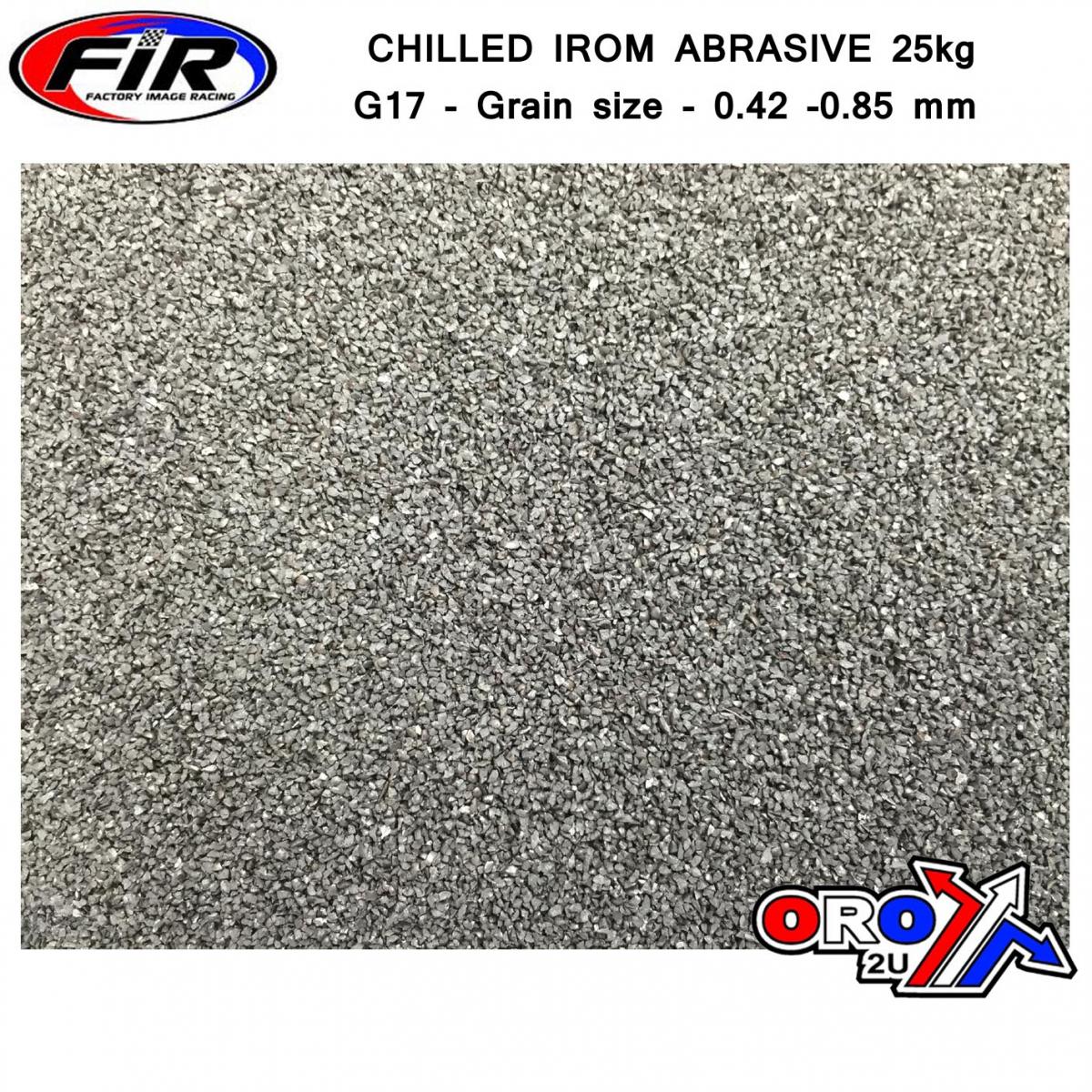 CHILLED IROM ABRASIVE 25kg, G17 - Grain size - 0.42 -0.85