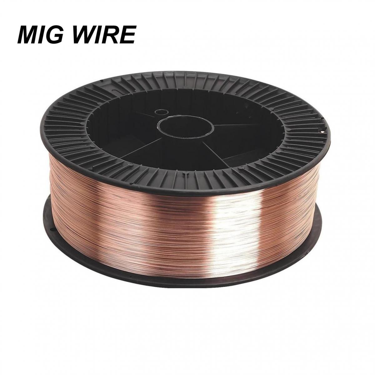 MIG WIRE 1 SG2 A18 0.8mm 5Kg, WOLFRAM W / PLASTIC SPOOL