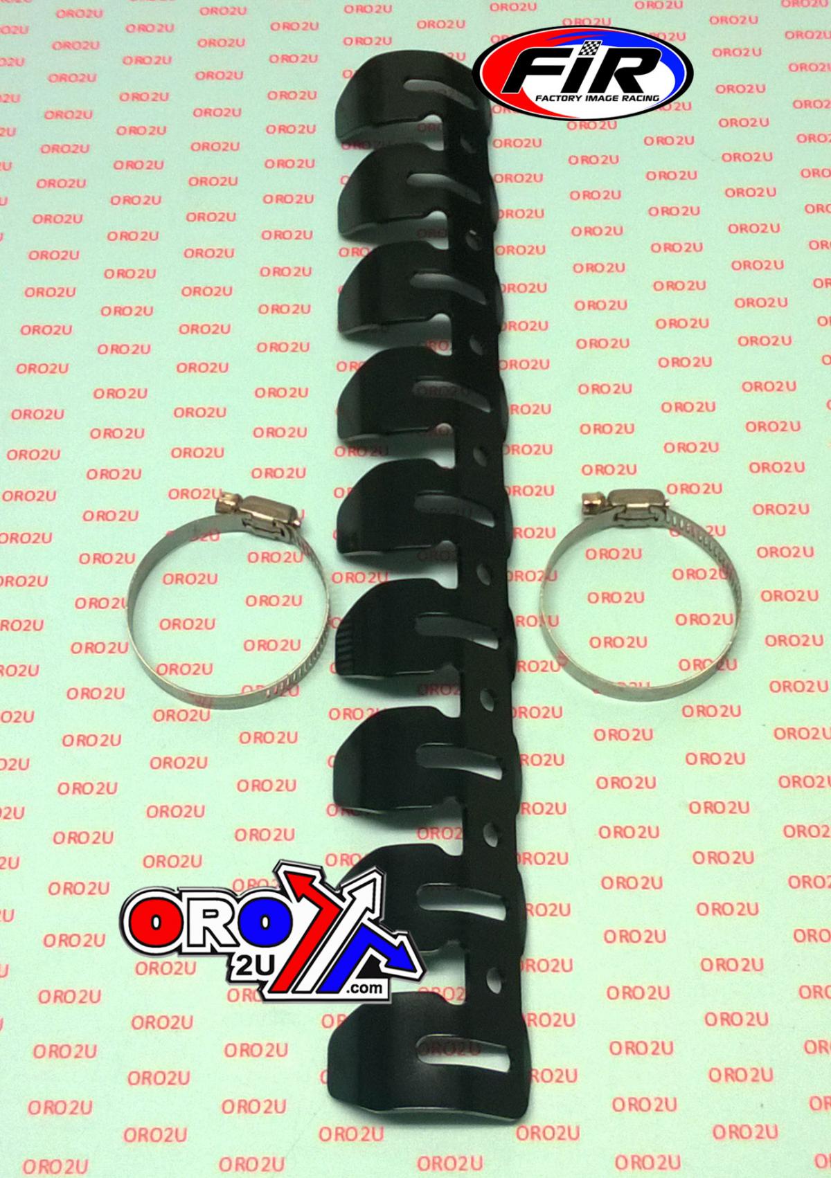 HEADER PIPE PROTECTOR 4stk., ANODIZED BLACK, FIR BRAND