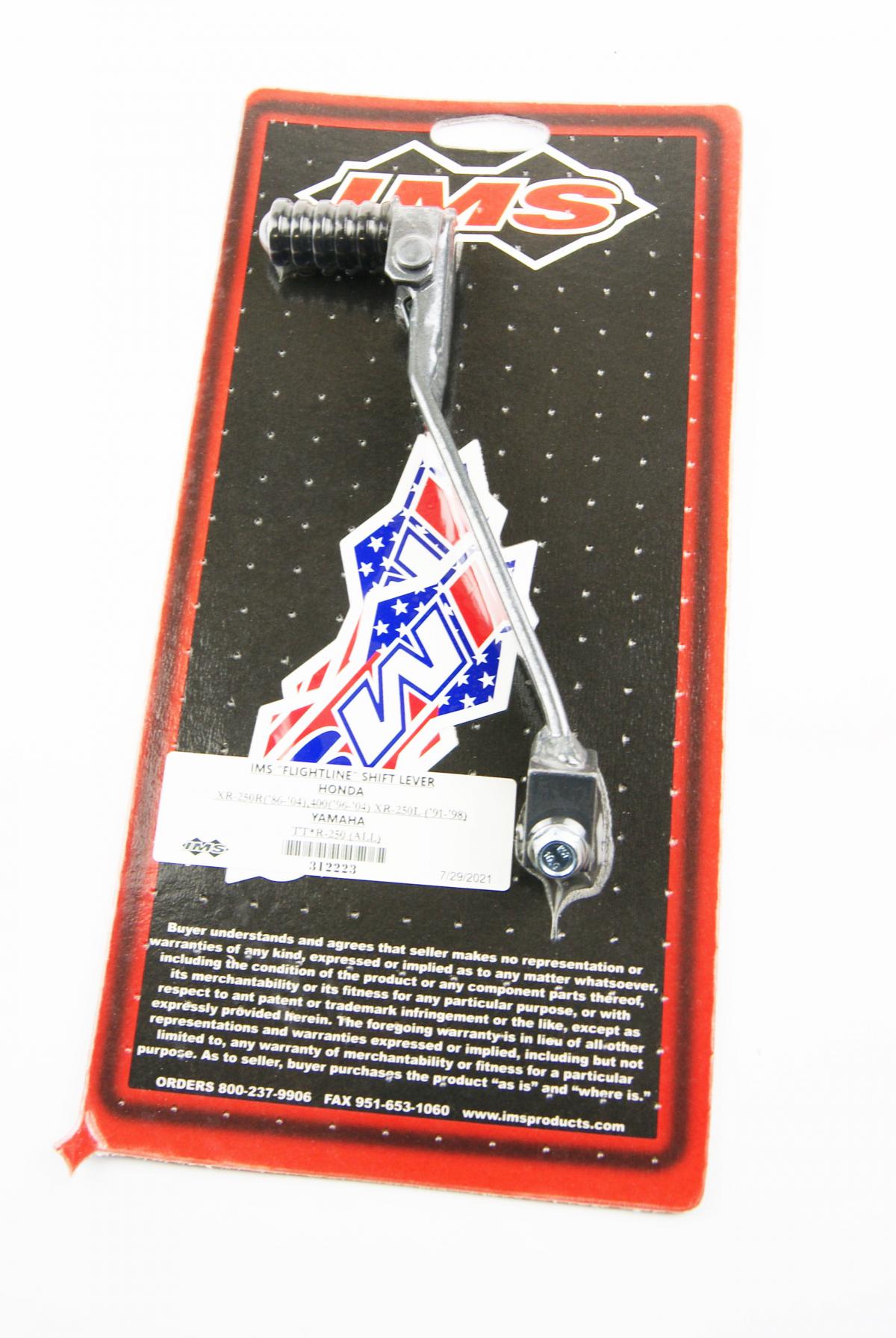 GEAR LEVER IMS HONDA XR250R 86-04, XR400 96-04, 312223