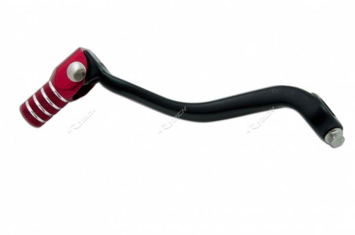 GEAR LEVER SHIFT BLACK / RED FORGED ALUMINIUM R-LEVC00CRF06