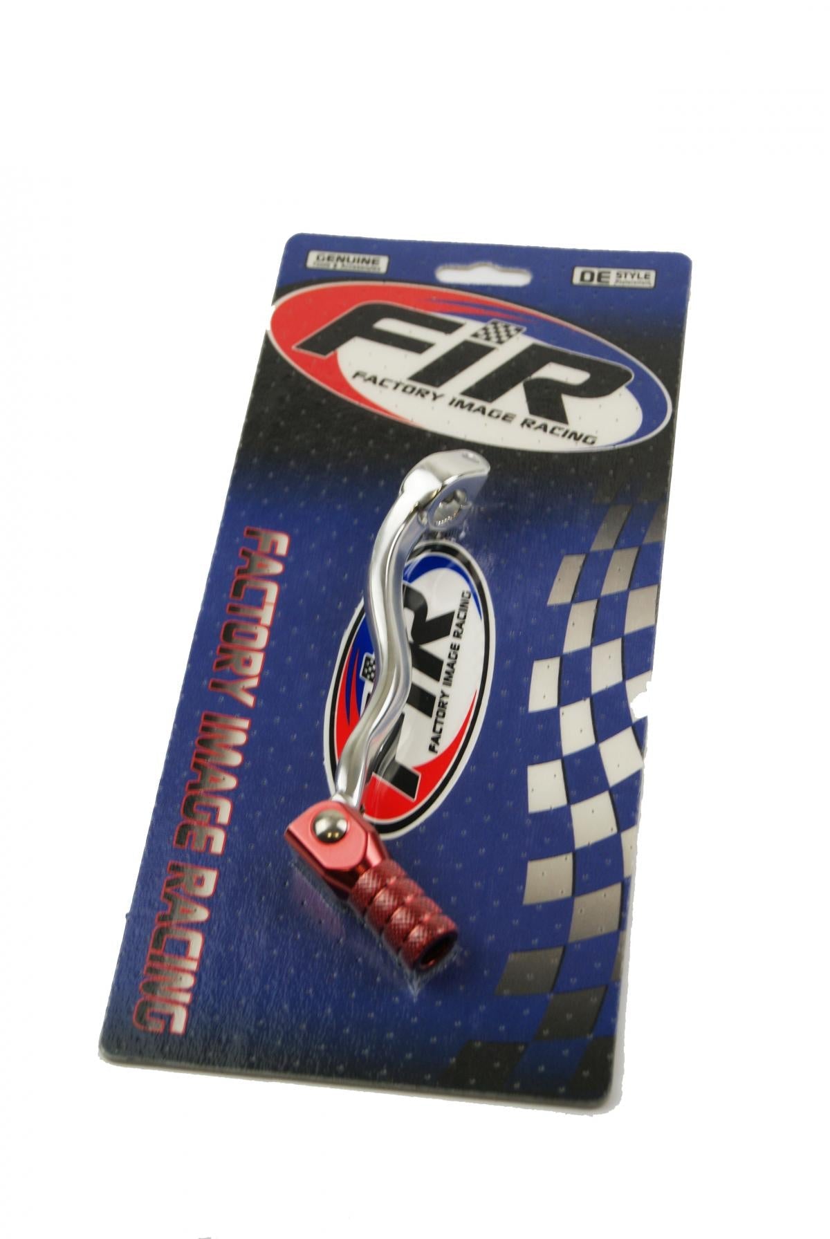GEAR LEVER HONDA CRF250R 04-09, CRF250X 04-12, SILVER / RED TIP
