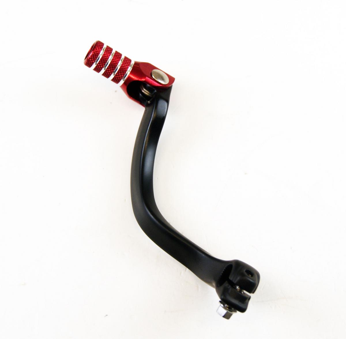 GEAR LEVER ALU. BLACK/RED, SUZUKI RM125 01-08