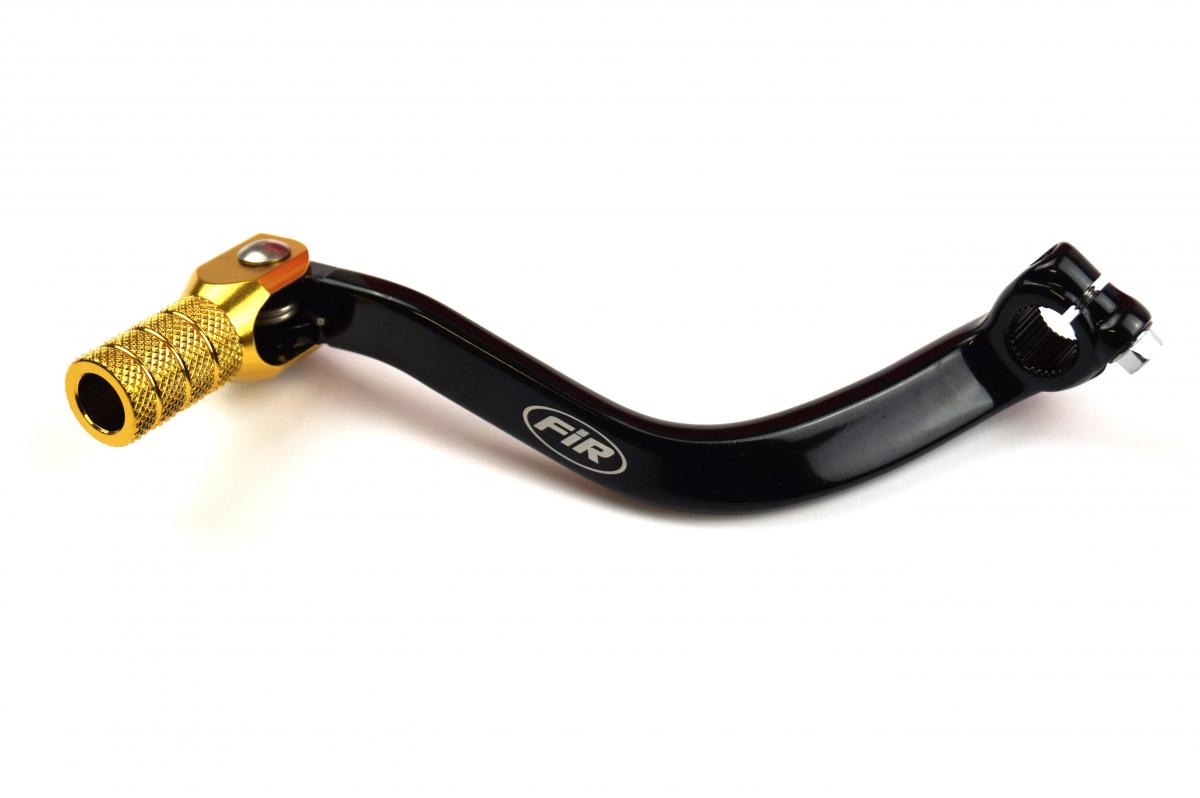 GEAR LEVER SUZUKI RM250 94-08, RMX250 95-98, FORGED, FIR BRAND, BLACK & GOLD