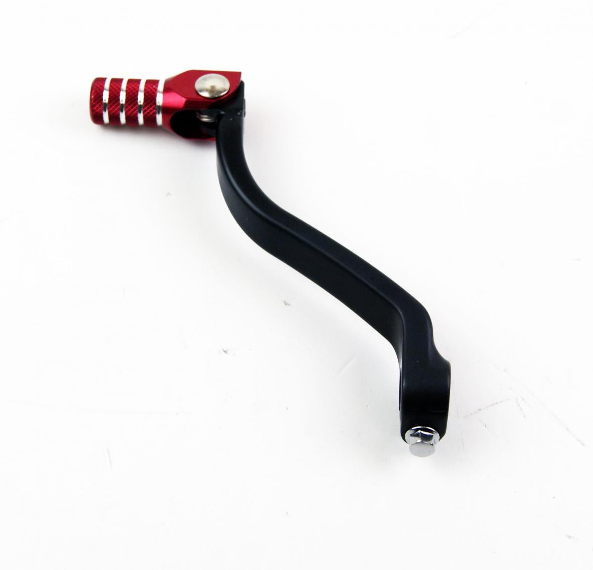 GEAR LEVER ALU. BLACK/RED, SUZUKI RMZ450 08-23, R-LEVC00RMZ05