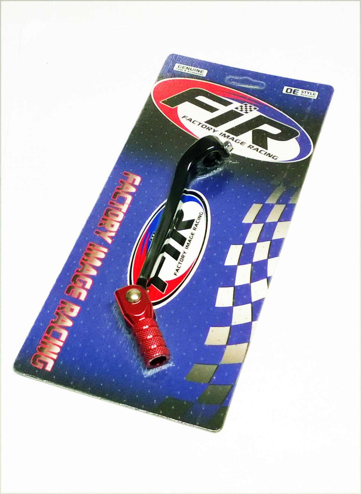 GEAR LEVER HONDA CRF450R 09-16, CRF450X 07-16, FORGED ALLOY, FIR, BLACK & RED