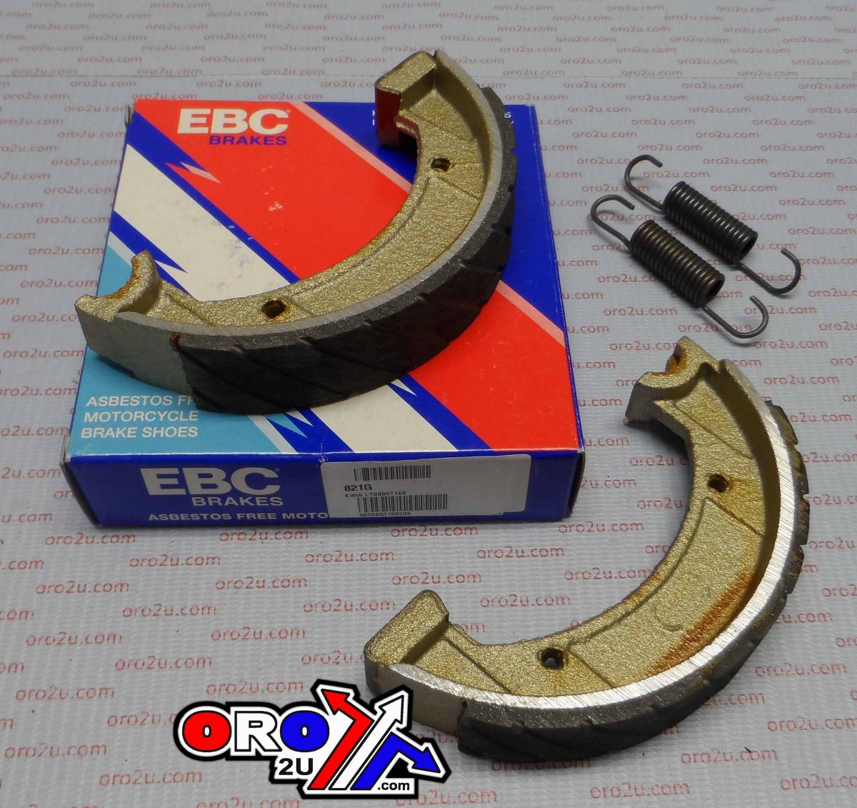 BRAKE SHOES EBC GROOVED 821G