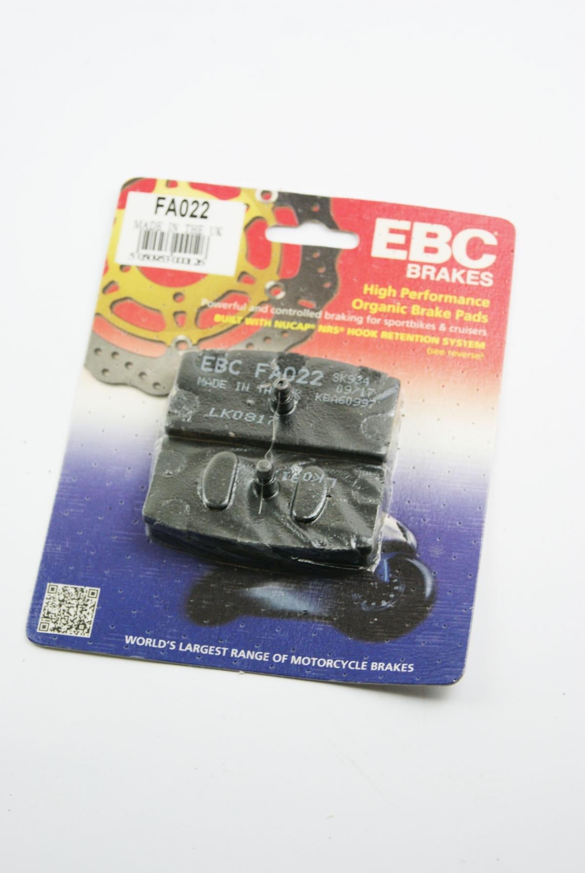 BRAKE PADS SEMI-METAL, EBC FA022 / FA22BMW