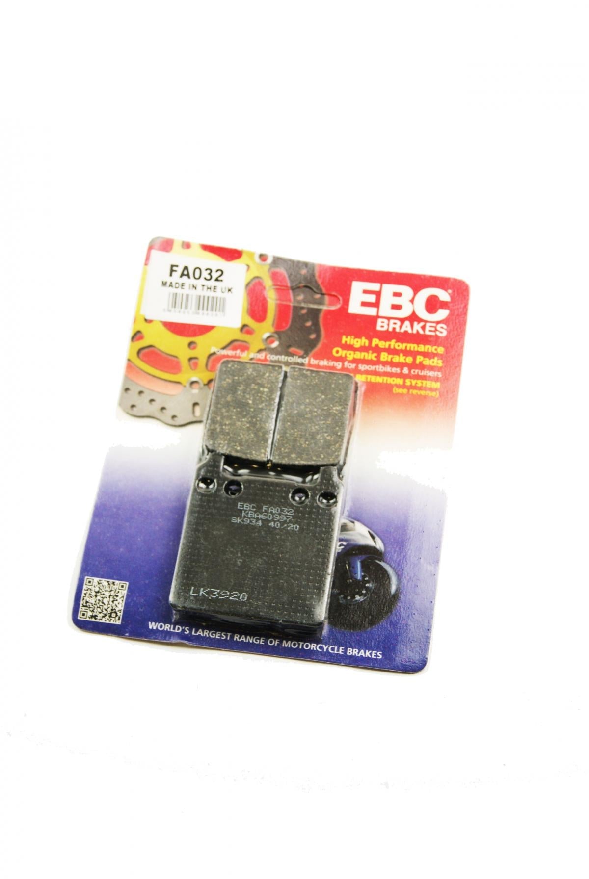 BRAKE PADS DISC FA032