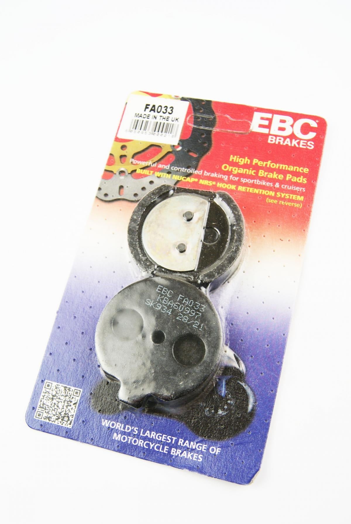 BRAKE PADS DISC EBC FA033