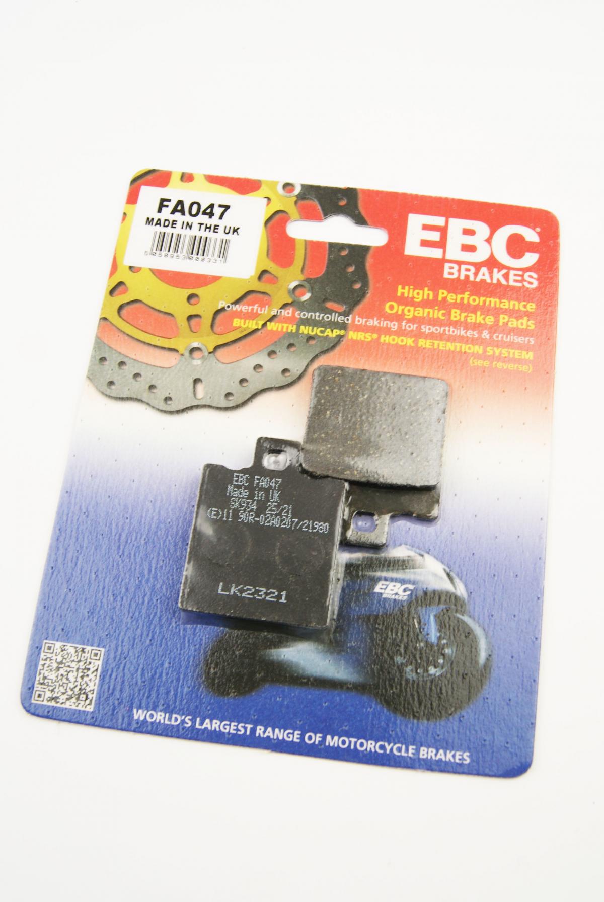 BRAKE PADS FA047 EBC STD