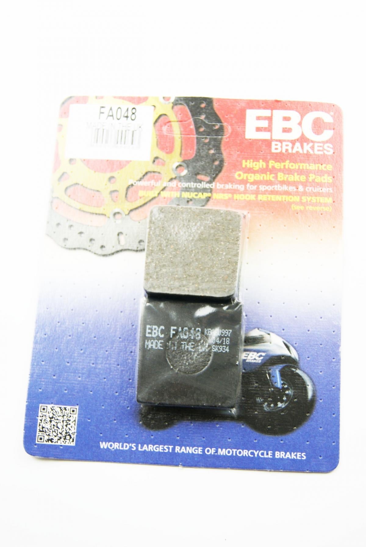 BRAKE PADS DISC EBC FA048