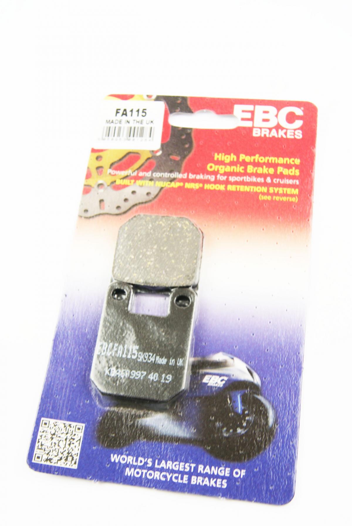 BRAKE PADS STD FA115 EBC
