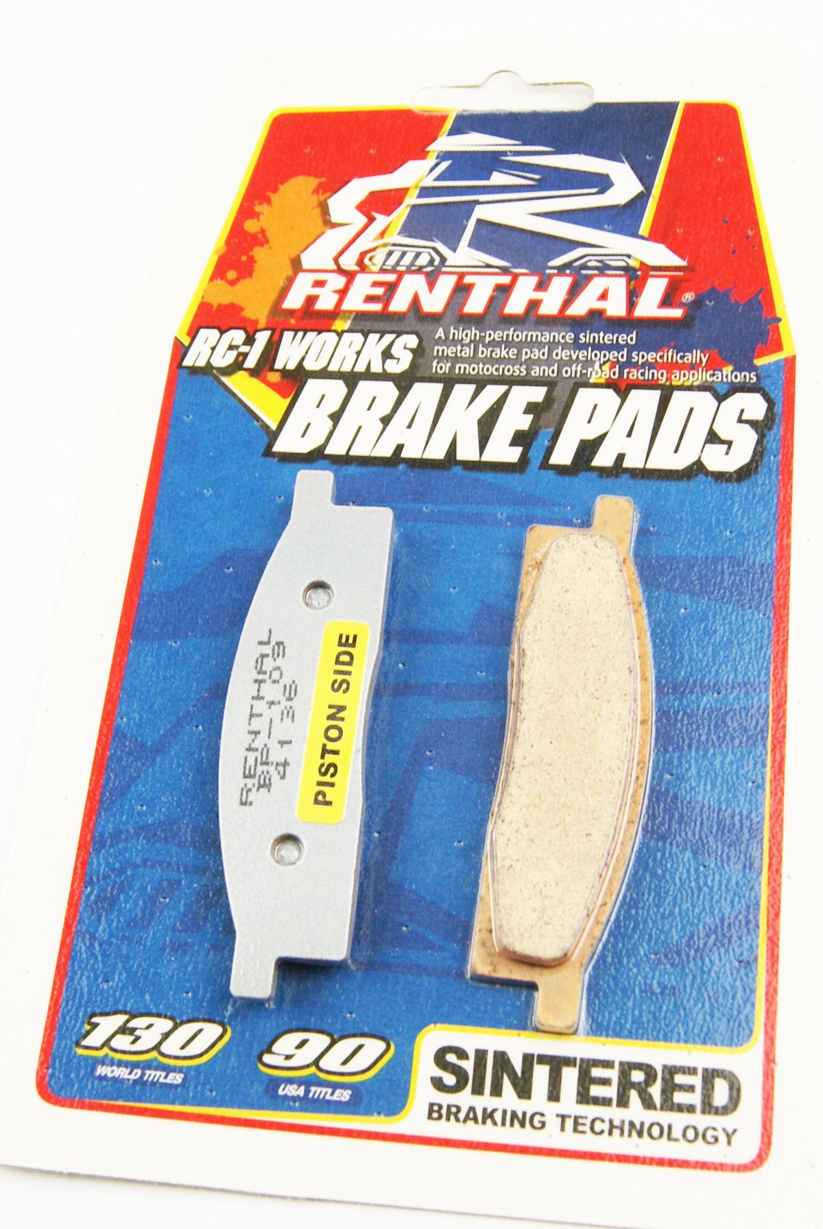 BRAKE PADS SINTERED RC-1, RENTHAL BP-109, 41-408.H.REN, 39-119 BP109, FA119