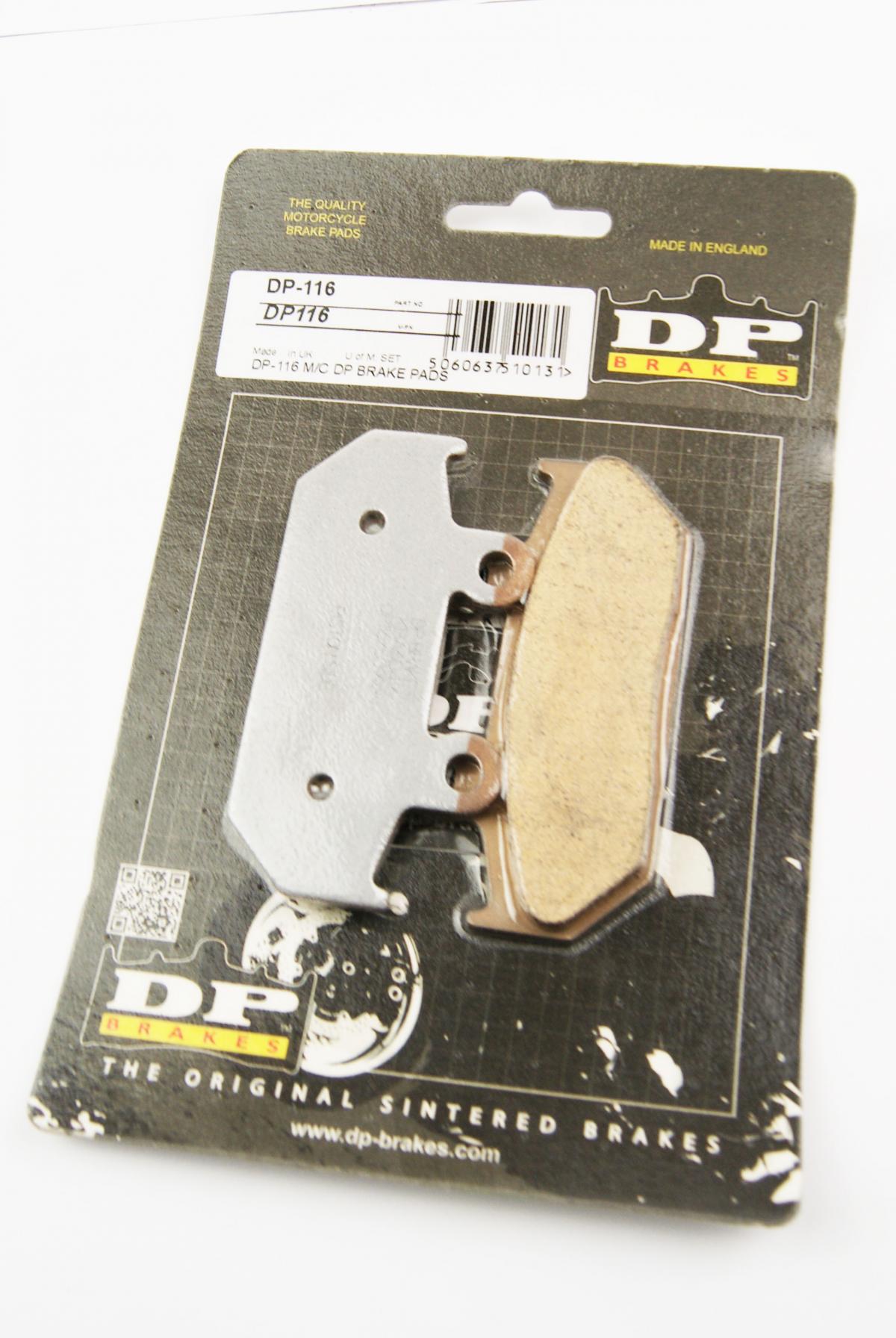 BRAKE PADS SINTERED DP BRAKES, DP116Premium 41-116.H.DP, FA124/2