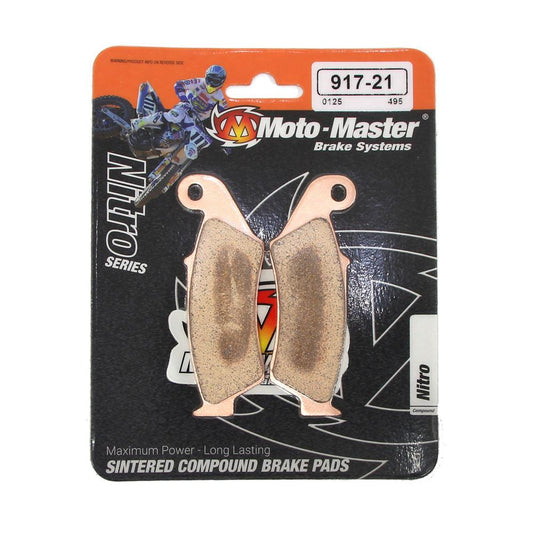 BRAKE PADS SINTERED NITRO, MOTO-MASTER 091721, FA125