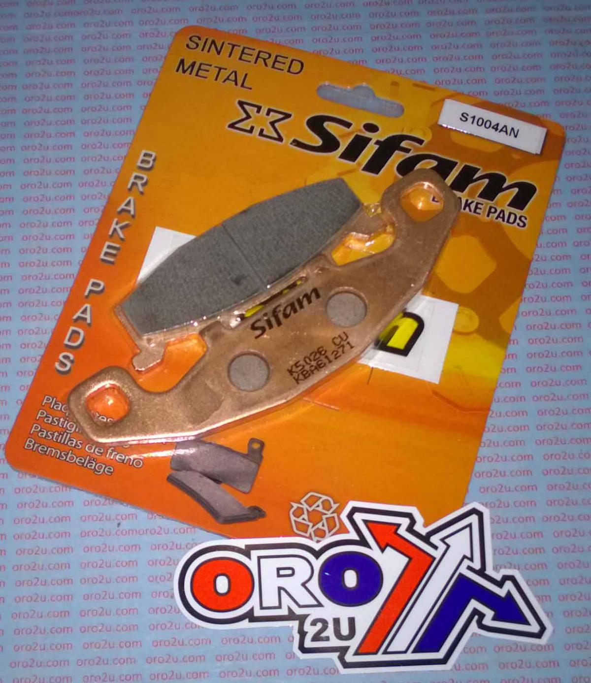 BRAKE PADS SINTERED METAL, SIFAM S1004AN, FA129