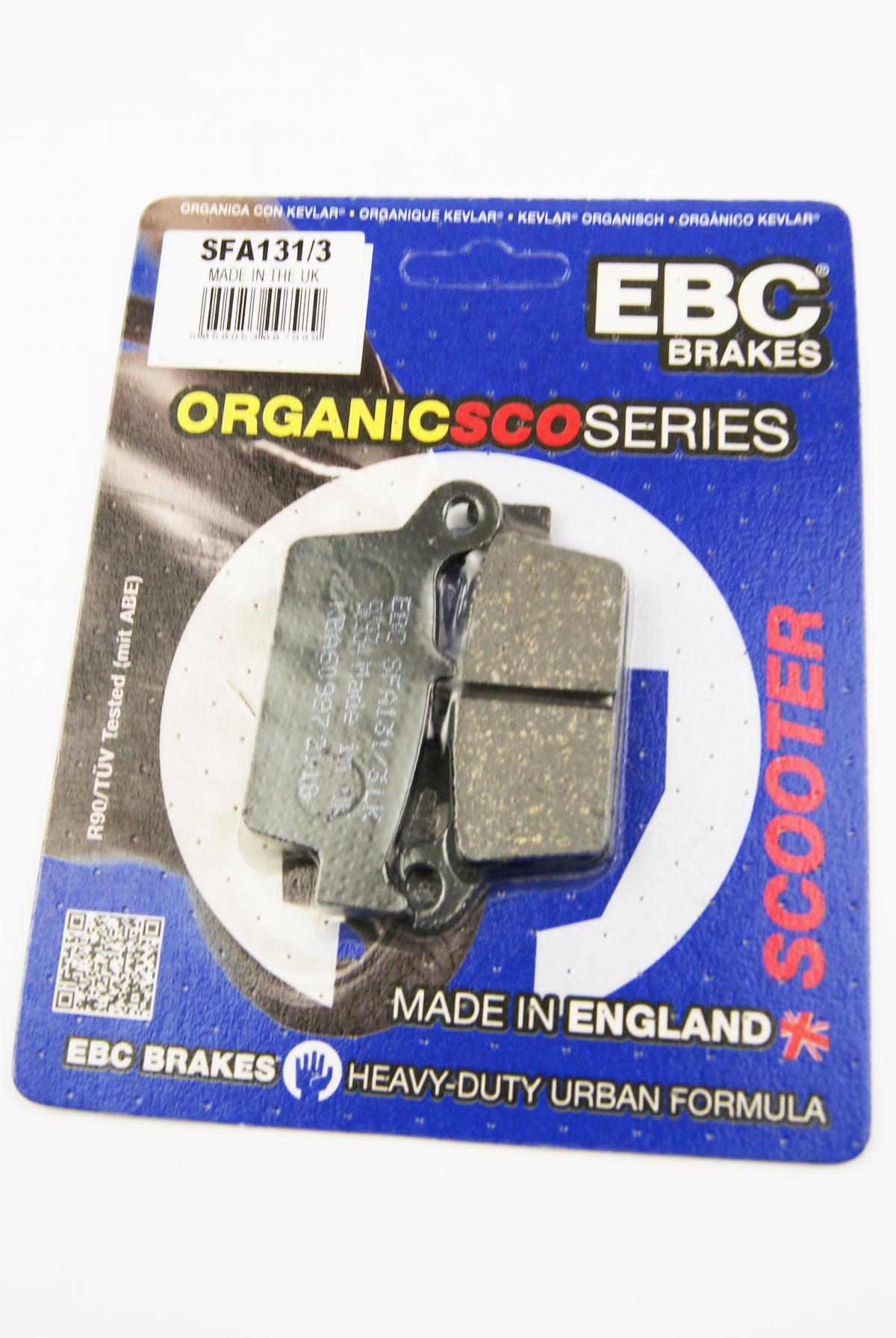 BRAKE PADS SFA131/3 EBC, EBC SFA131/3, 06435 GT4 405, 06431 GW2 405, FA131/3