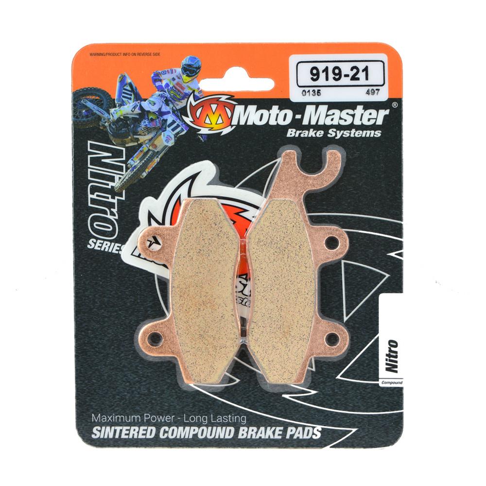 BRAKE PADS SINTERED NITRO MOTO-MASTER 091921