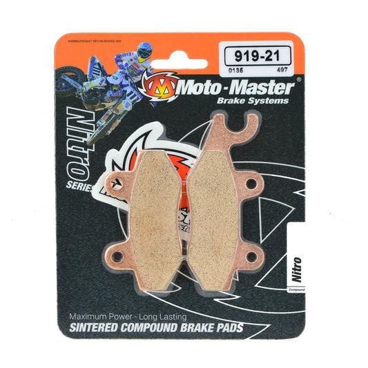 BRAKE PADS SINTERED NITRO MOTO-MASTER 091921