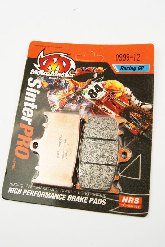 BRAKE PADS SINTERED RACING, MOTO-MASTER 099912, 39-158, FA158