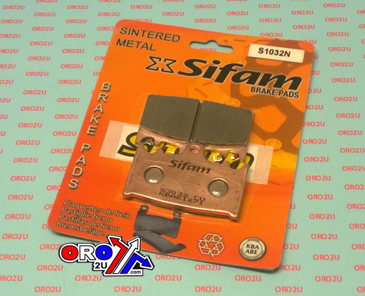 BRAKE PADS SINTERED METAL, SIFAM S1032N, FA158