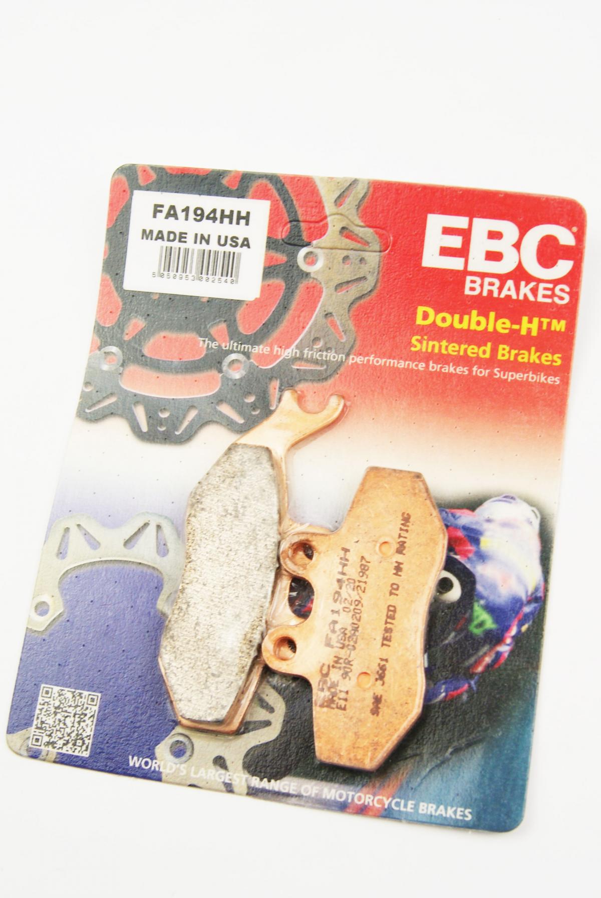 BRAKE PADS SINTERED METAL, EBC FA194HH, 39-194