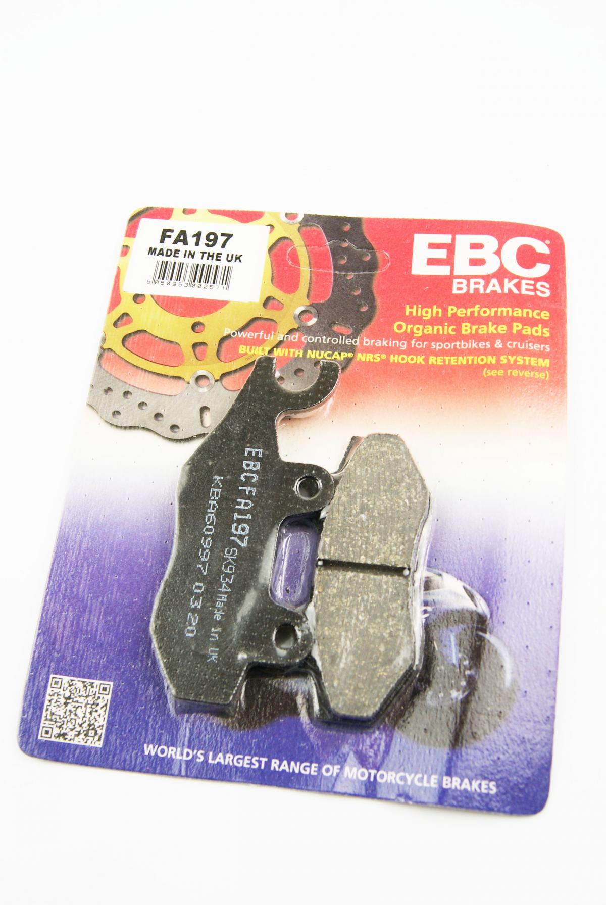 BRAKE PADS DISC EBC FA197