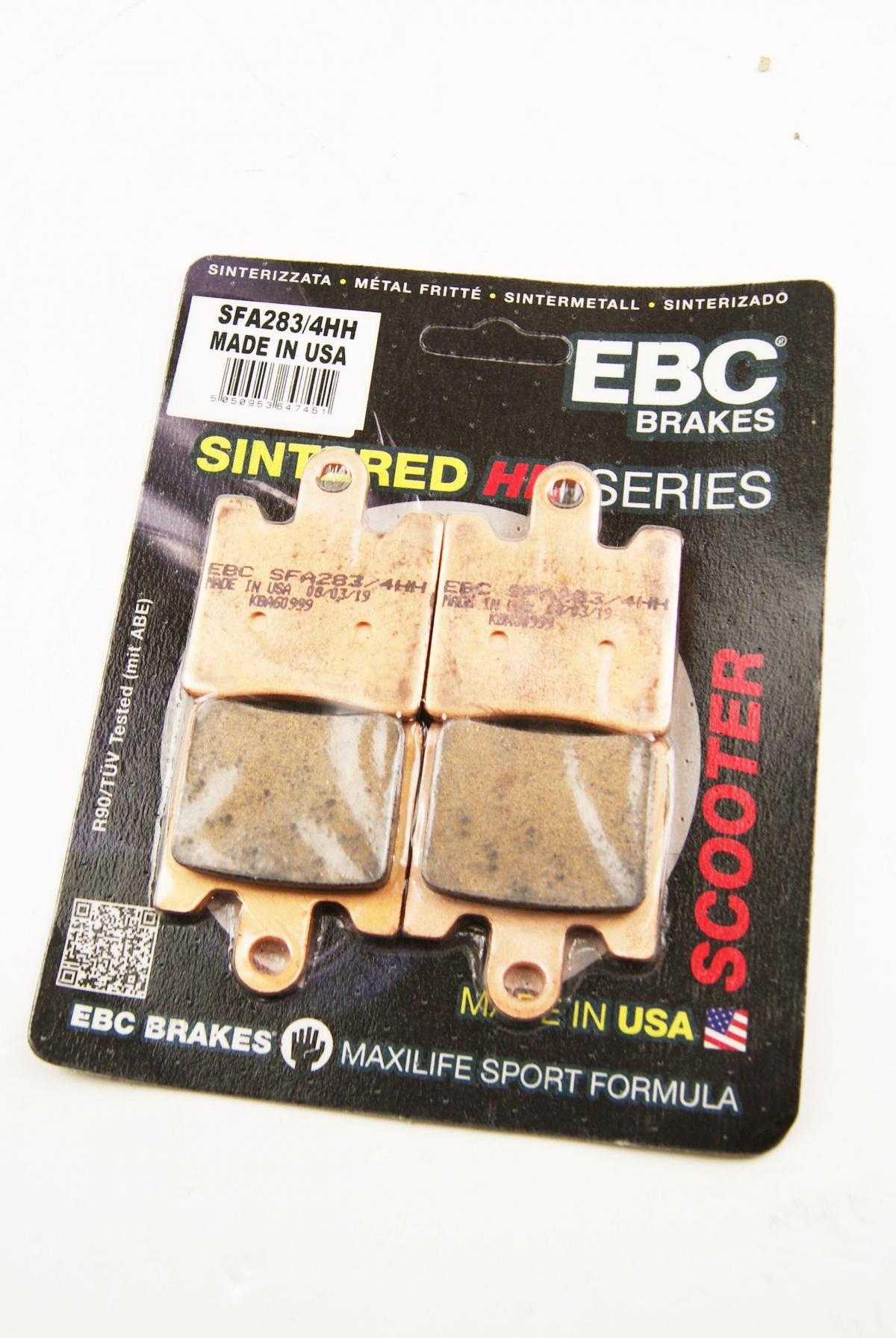 BRAKE PADS SCOOTER SINTERED, METAL EBC SFA283HH