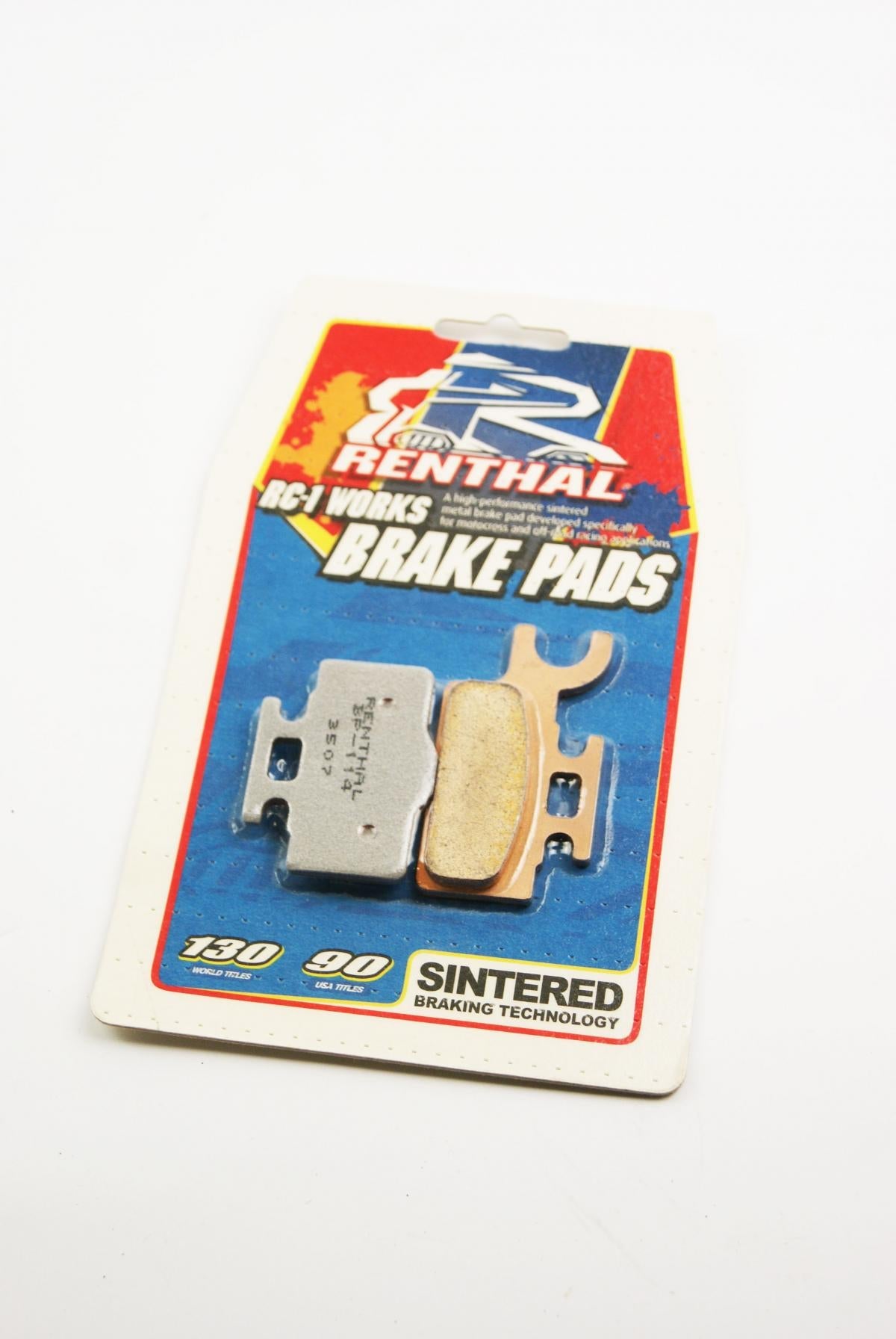 BRAKE PADS SINTERED RC-1, RENTHAL BP-114, BP114 WORKS, , FA302