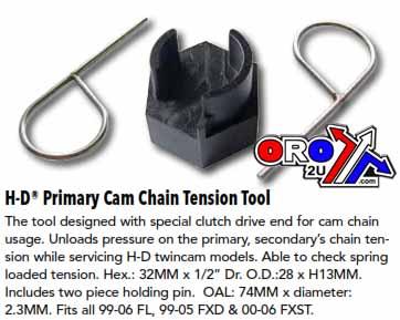 HD PRIMARY CAM CHAIN TENSION, Fits Harleys 99-06 FL, 99-05 FXD, 2000-2006 FXST