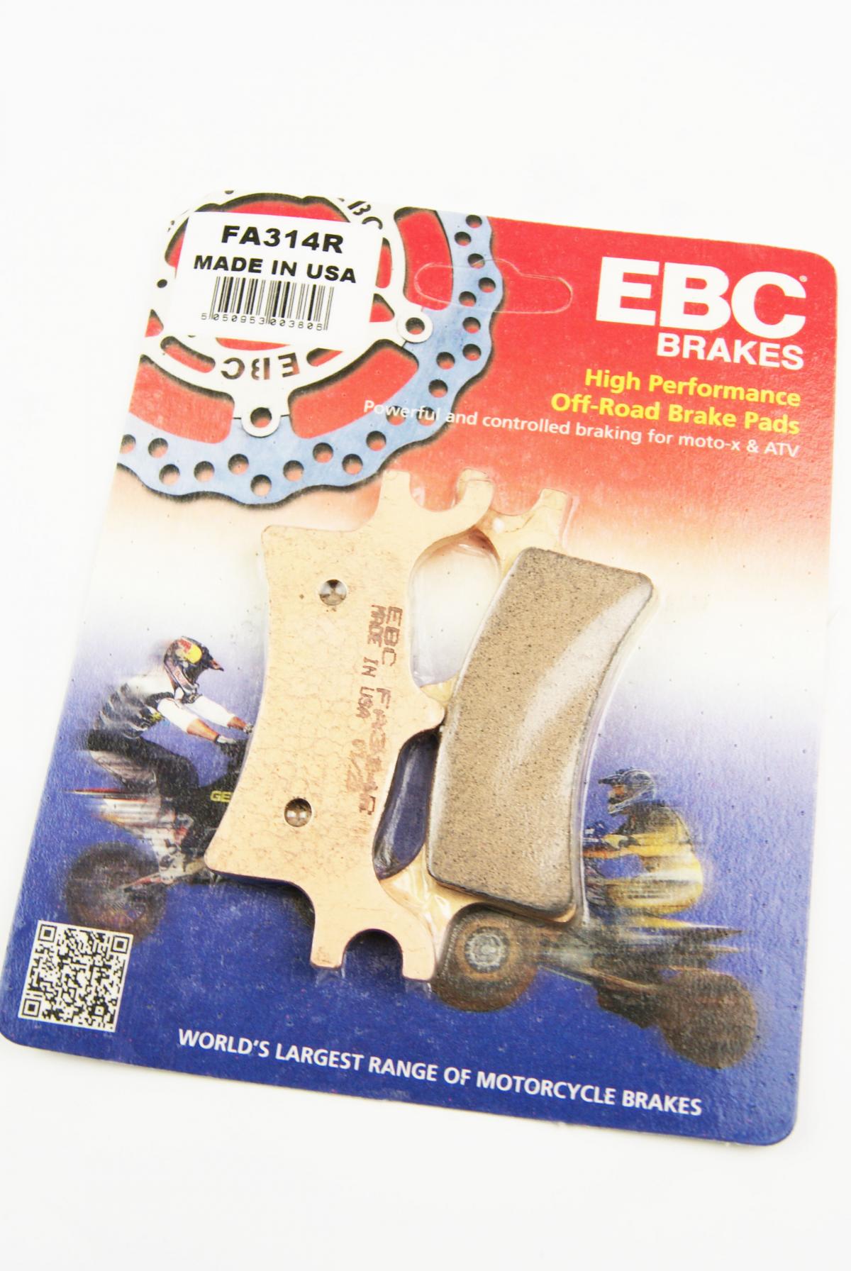 BRAKE PADS SINTERED METAL GOLD, EBC FA314R, POLARIS REAR