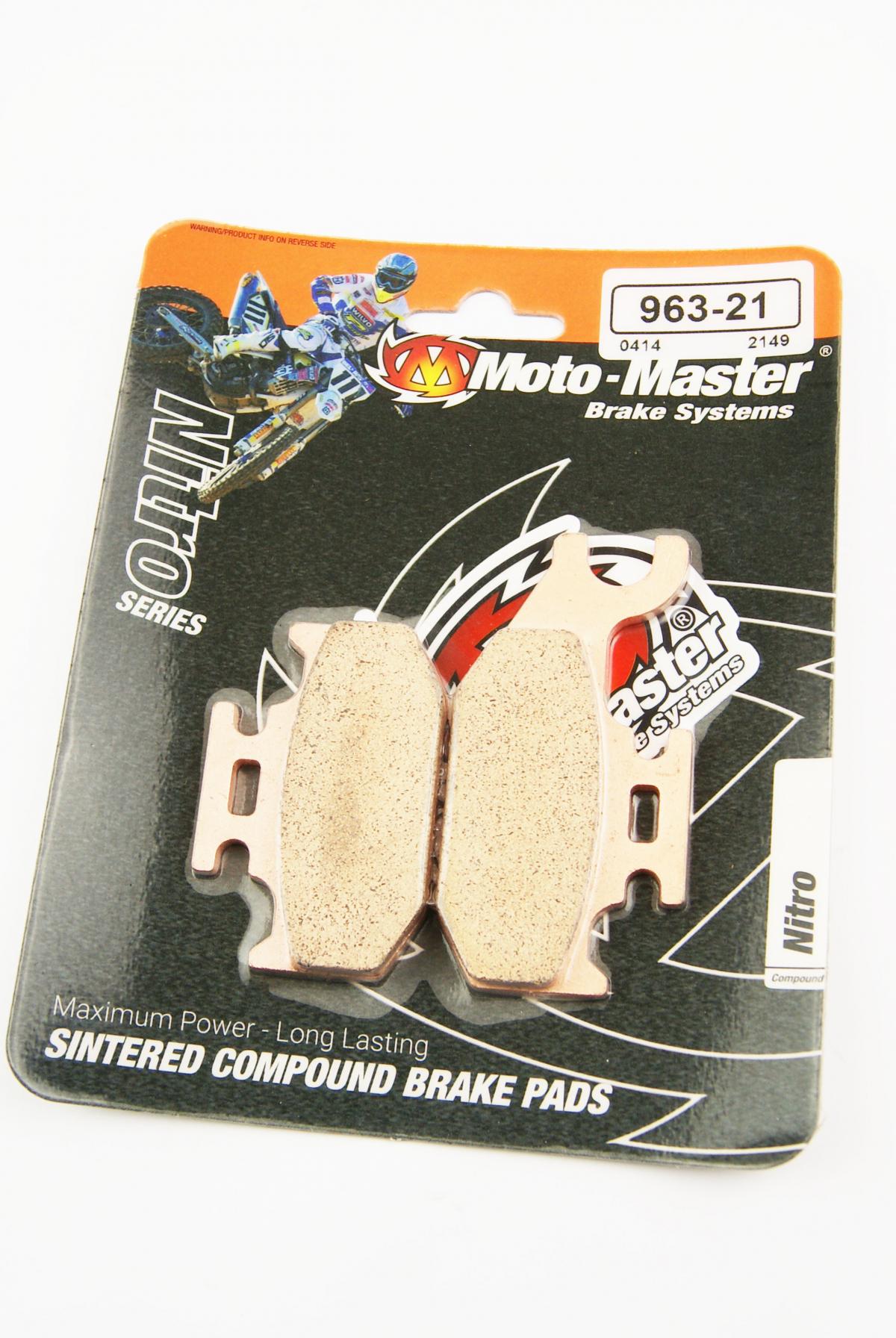 BRAKE PADS SINTERED NITRO MOTO-MASTER 096321