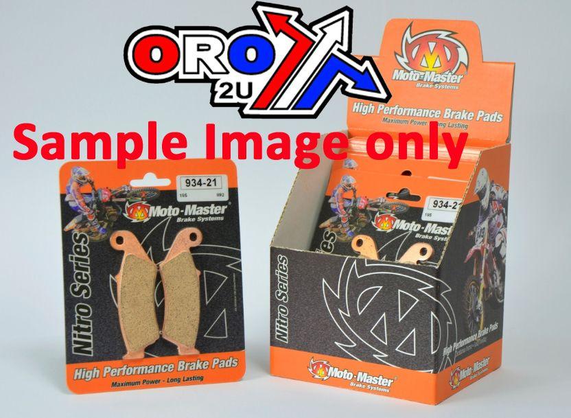 BRAKE PADS SINTERED NITRO, MOTO-MASTER 098221, 39-354, FA354