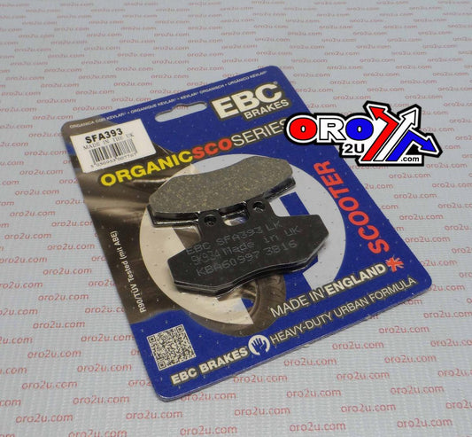 BRAKE PADS STD SCOOTER ORGANIC, EBC SFA393