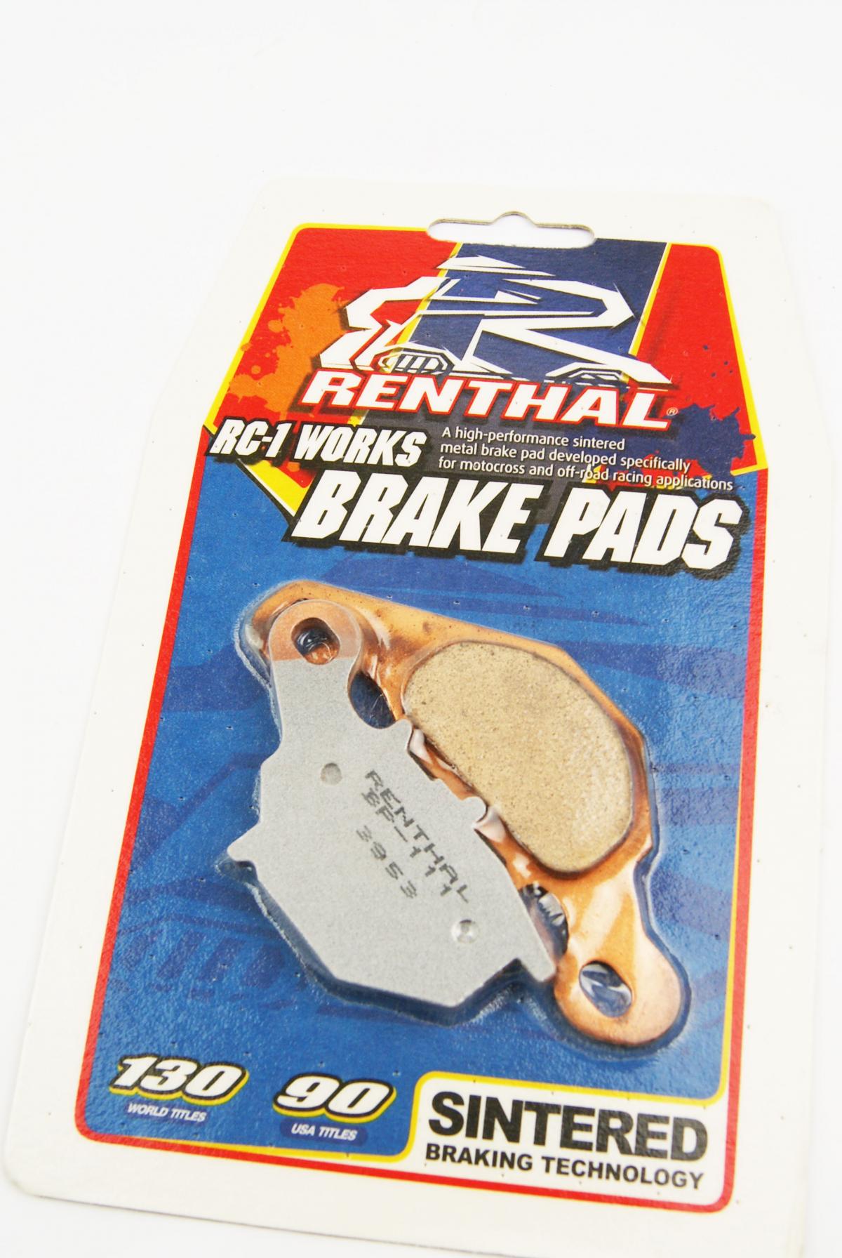 BRAKE PADS SINTERED RC-1, RENTHAL BP-111, BP111 WORKS, FA401, 41-953.H.REN