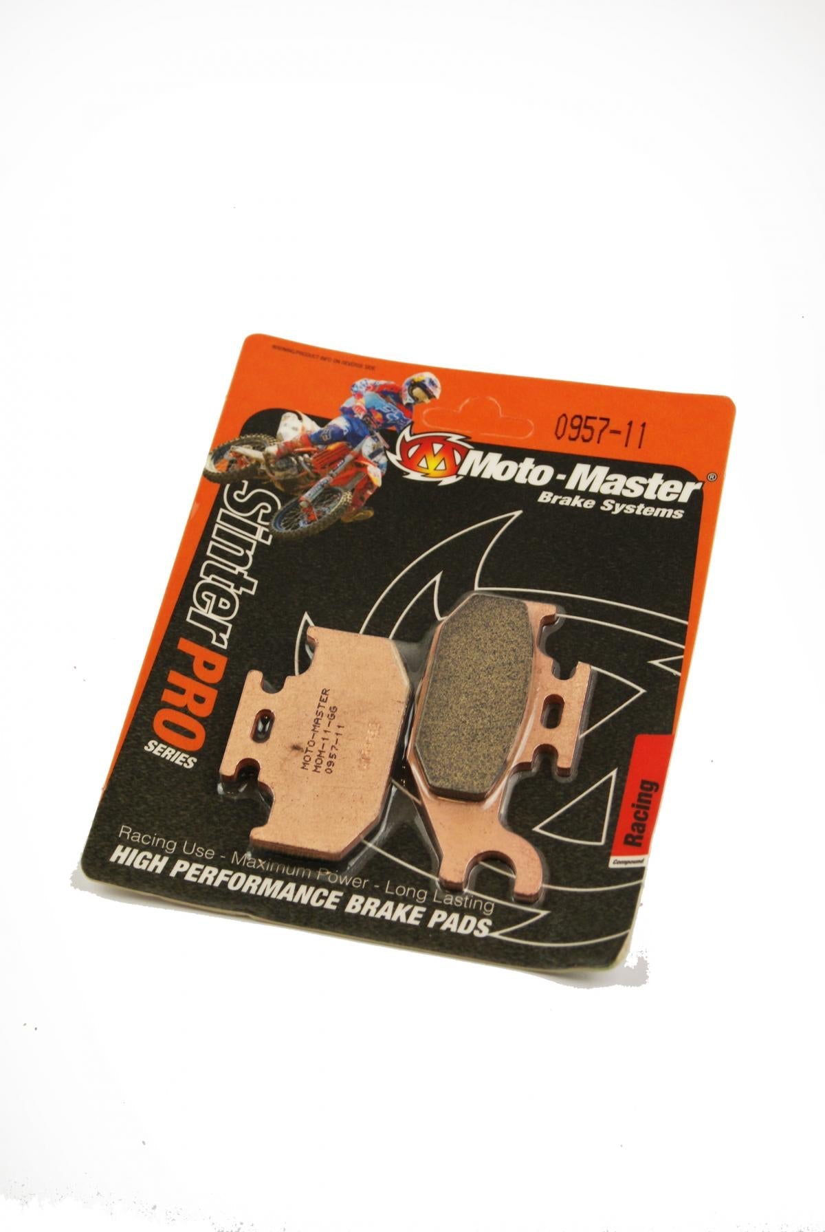 BRAKE PADS STD MOTO-MASTER, SEMI-METALLIC STD 095711 LH, FA413