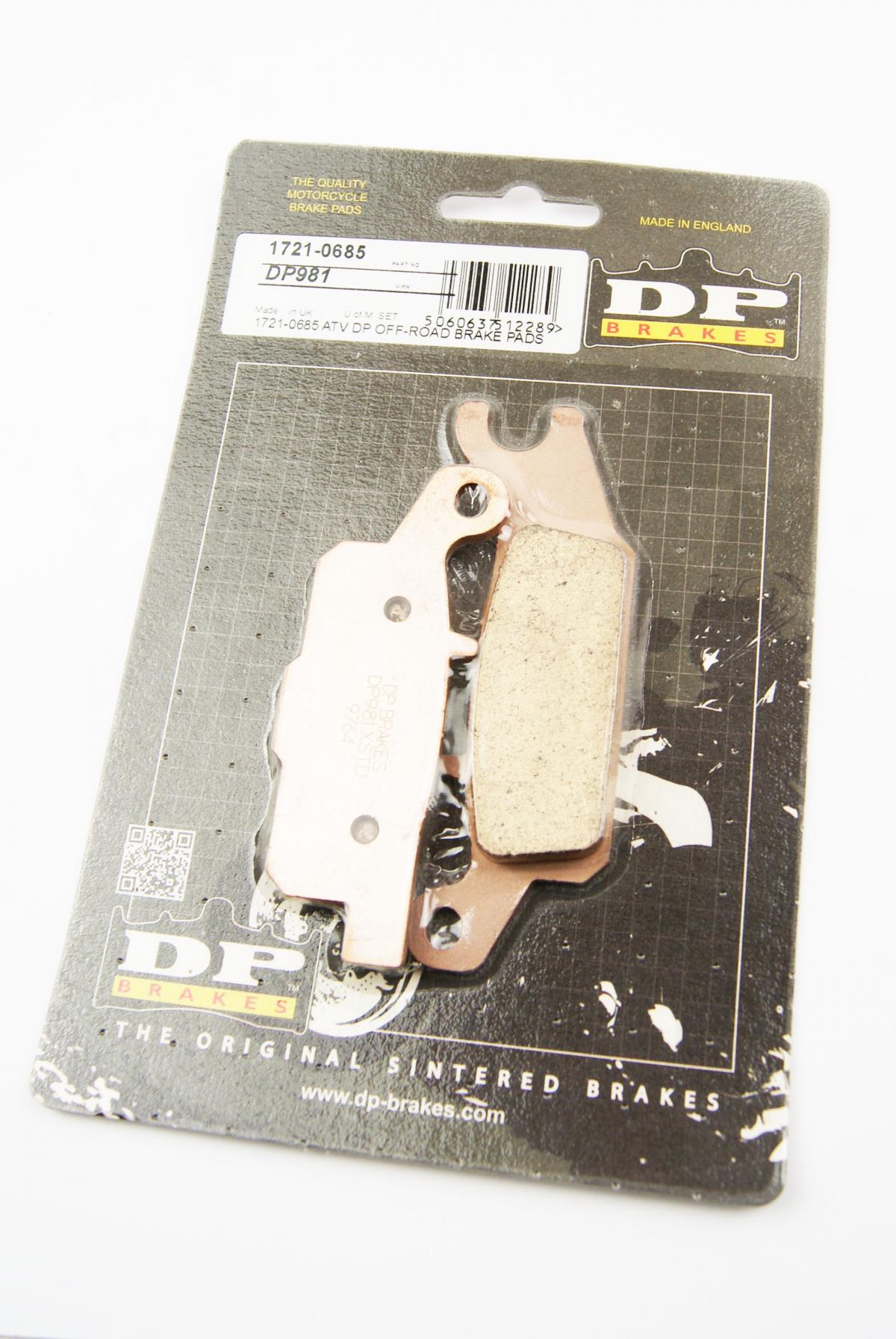 BRAKE PADS DP BRAKES HARD, DP981 Premium Sintered, 39-445, FA445