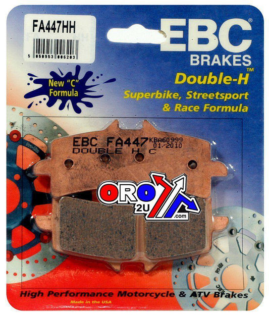 BRAKE PADS SINTERED METAL, EBC FA447HH (VD9031)