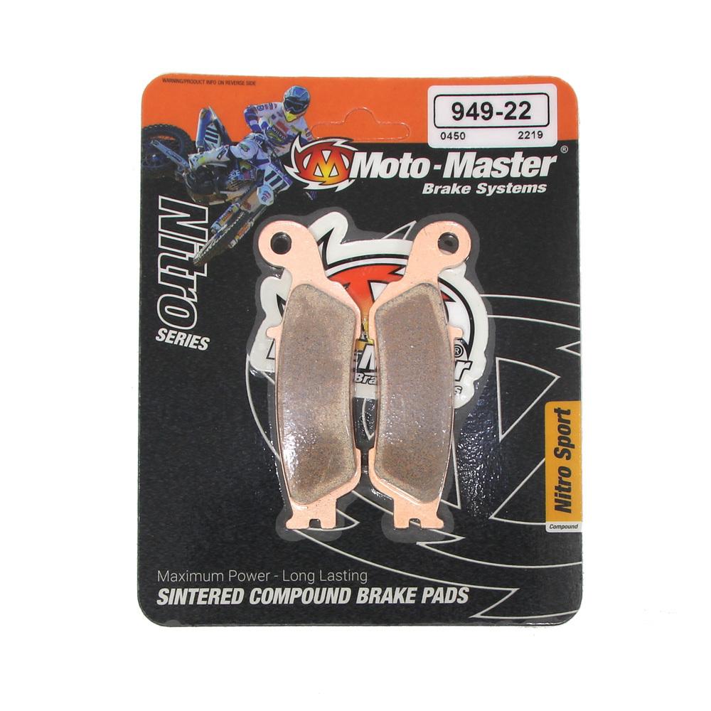 BRAKE PADS SINTERED NITRO RACE, MOTO-MASTER 094922, 39-450, FA450