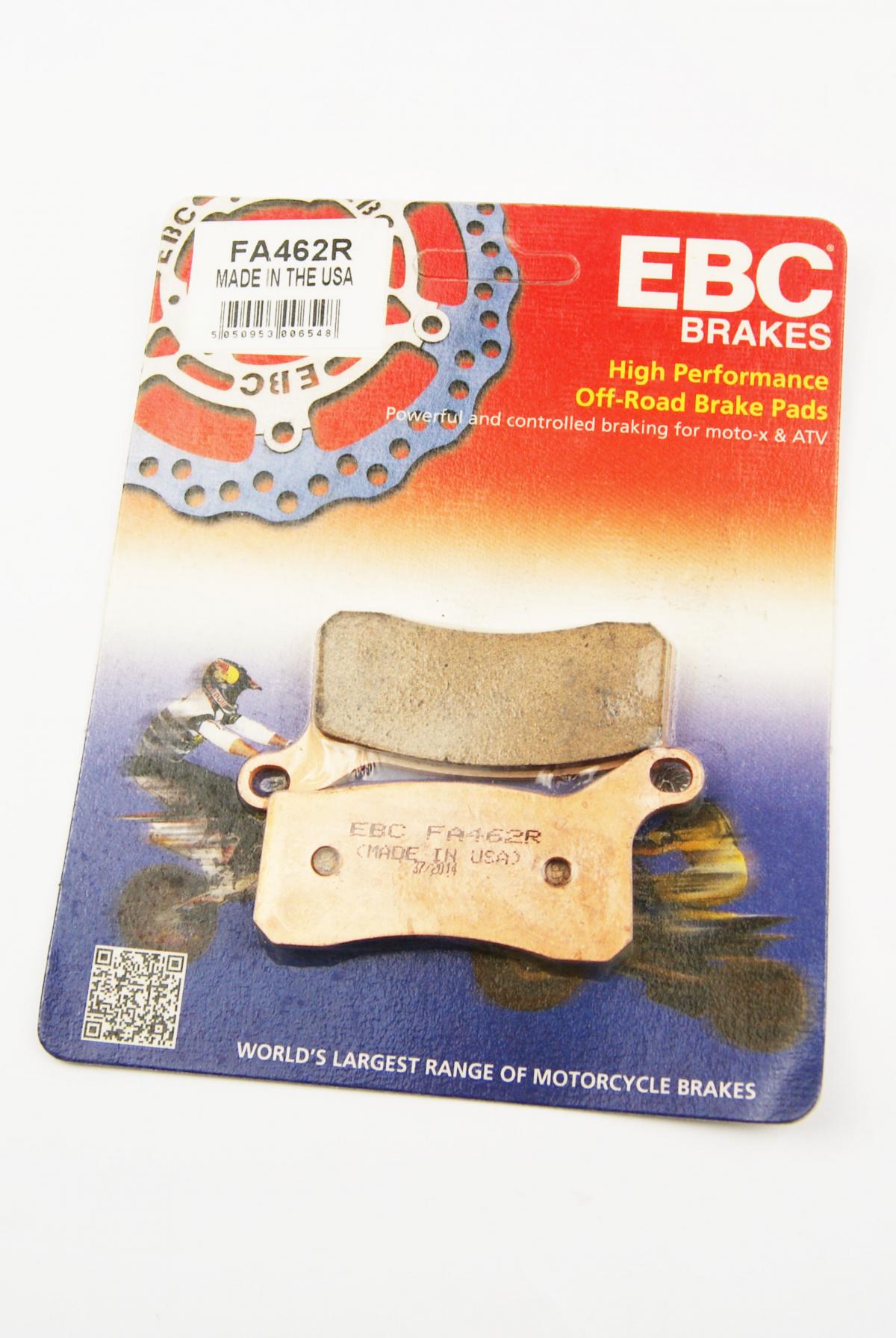 BRAKE PADS SINTERED EBC FA462R 41-989.H.EBC RACING GOLD