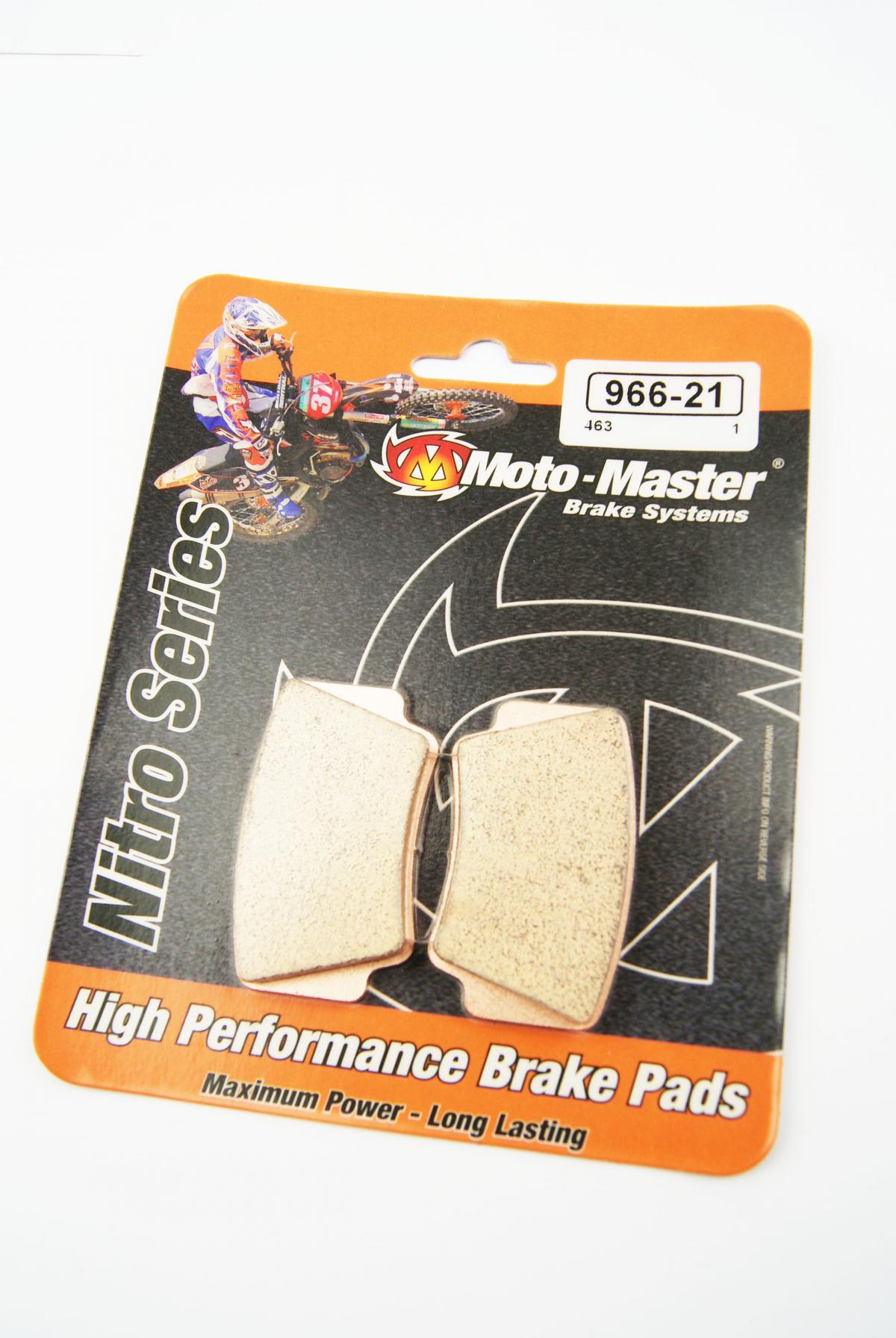 BRAKE PADS SINTERED NITRO MOTO-MASTER 096621