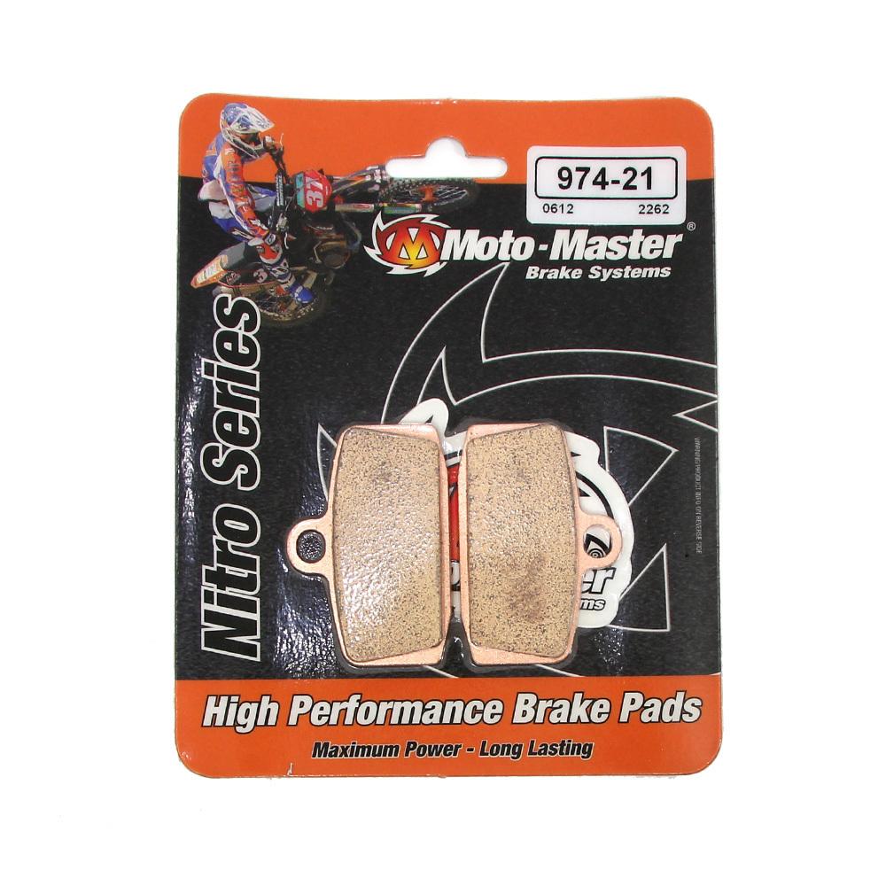 BRAKE PADS SINTERED NITRO, MOTO-MASTER 097421, 39-612, 41-117.H.NITRO, FA612