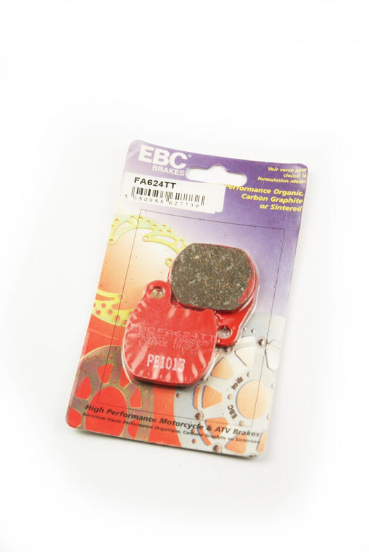 BRAKE PADS DISC SEMI-METAL, EBC FA624TT