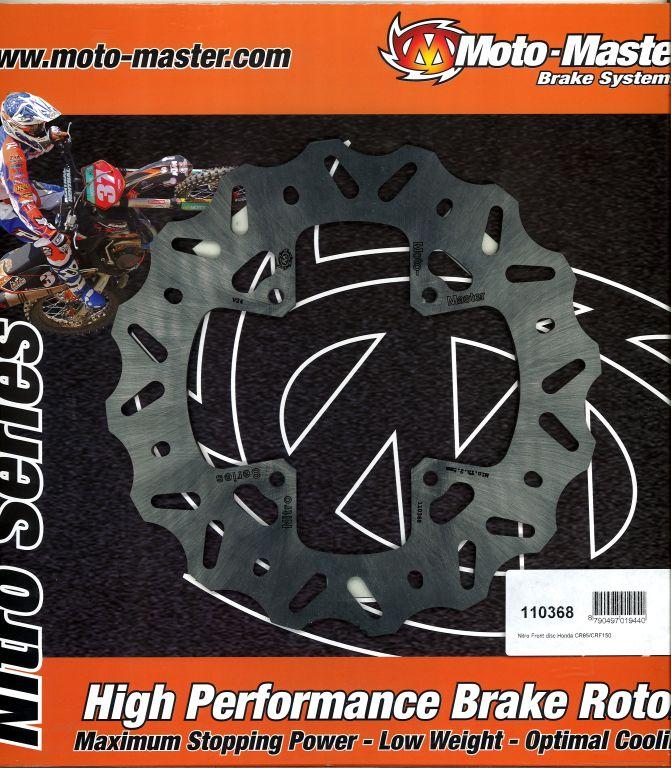 DISC BRAKE FRONT HONDA CR80 88-02 CR85 03-07, CRF150R 07-23, MOTO-MASTER 110368
