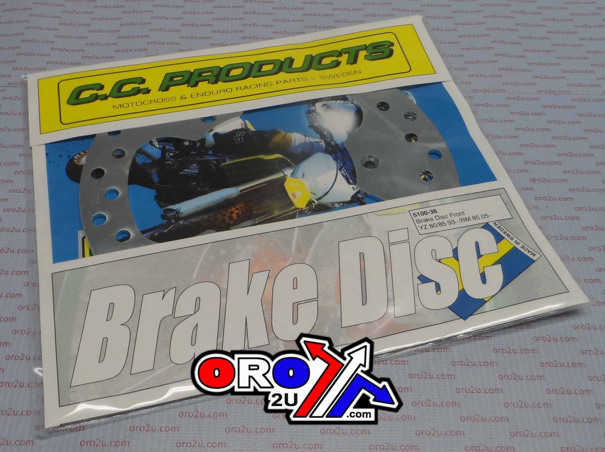 DISC BRAKE FRONT YZ80 85 ROUND CROSS-CENTER PRODUCTS 5100-36