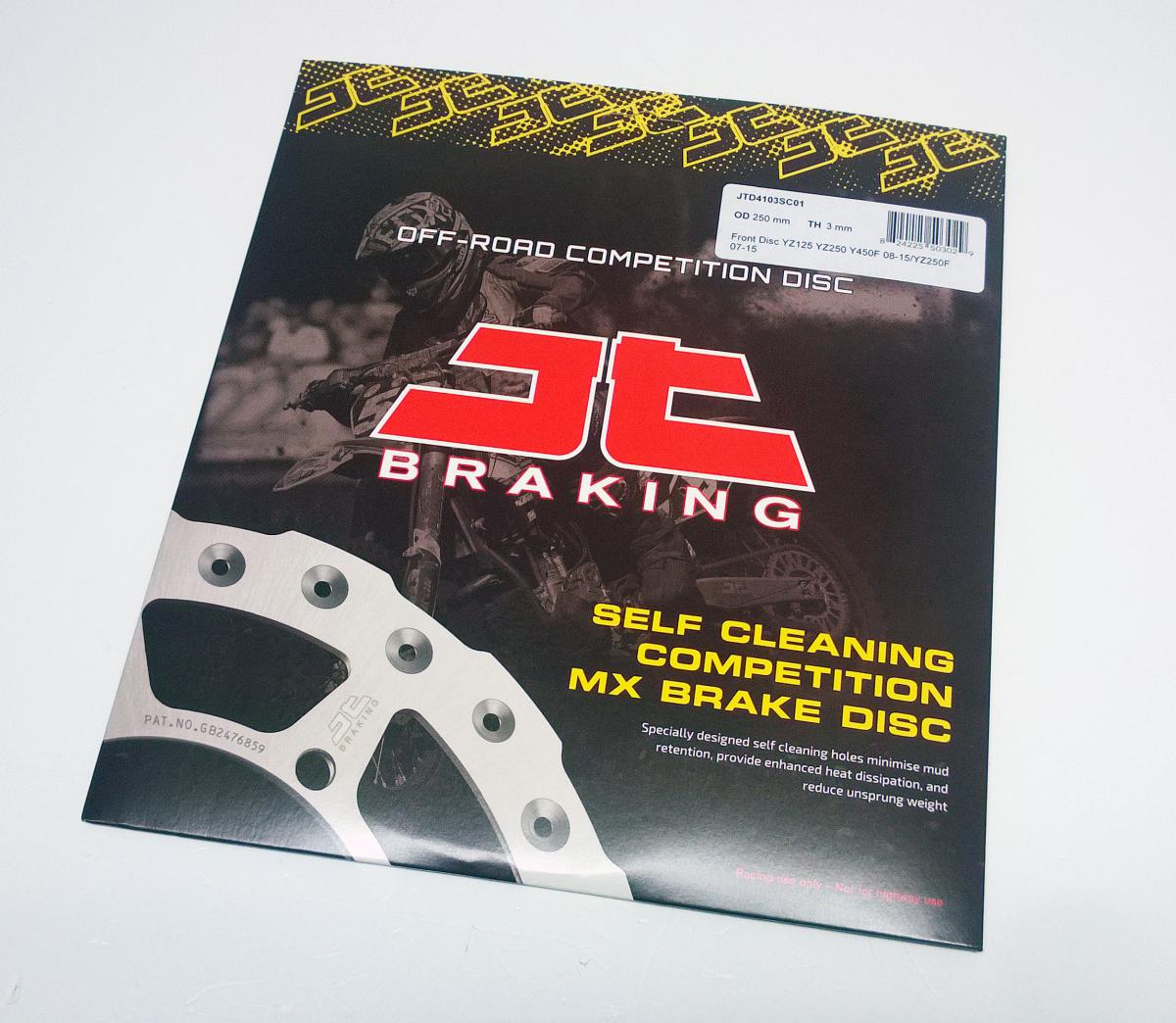 DISC BRAKE FRONT SUZUK RM125/250 88-12, YAM YZ125/250 01-15 JT, JTD4103SC01